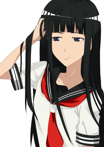 black_hair, himecut, himegami_aisa, long_hair, samuraig, school_uniform, to_aru_majutsu_no_index