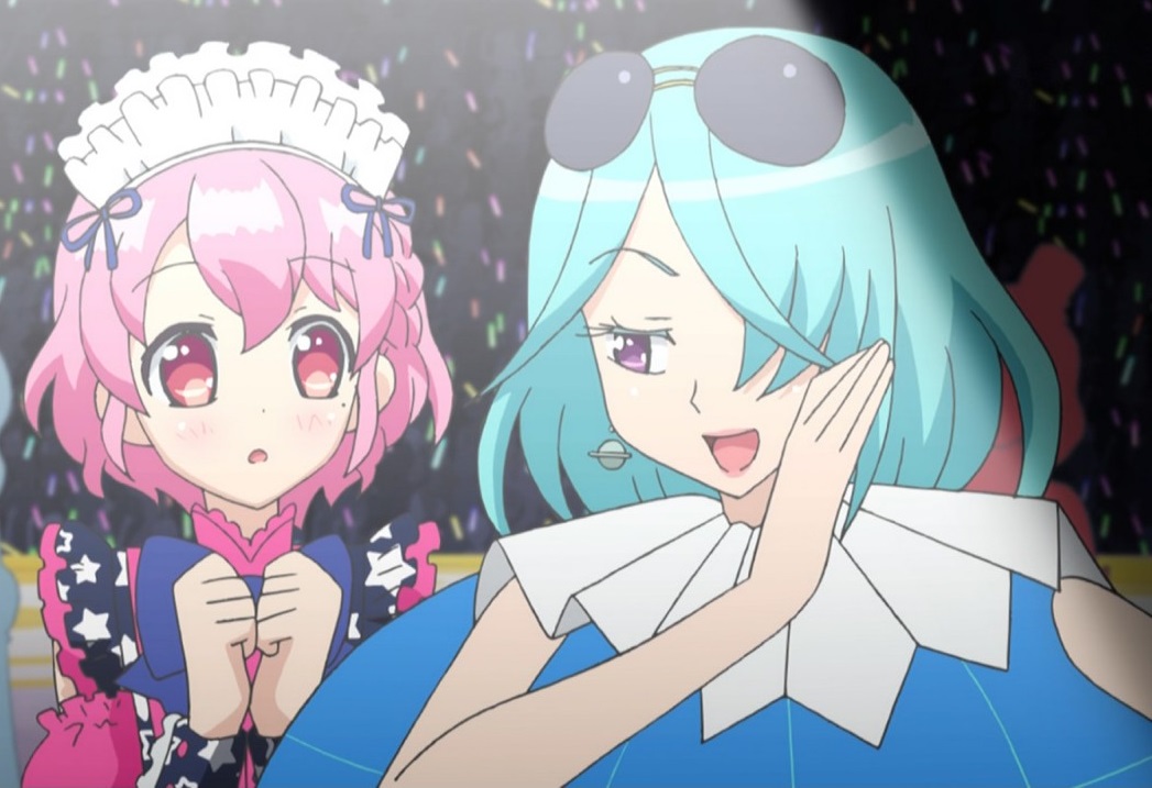 10s, 1girl, aqua_hair, houjou_cosmo, pripara