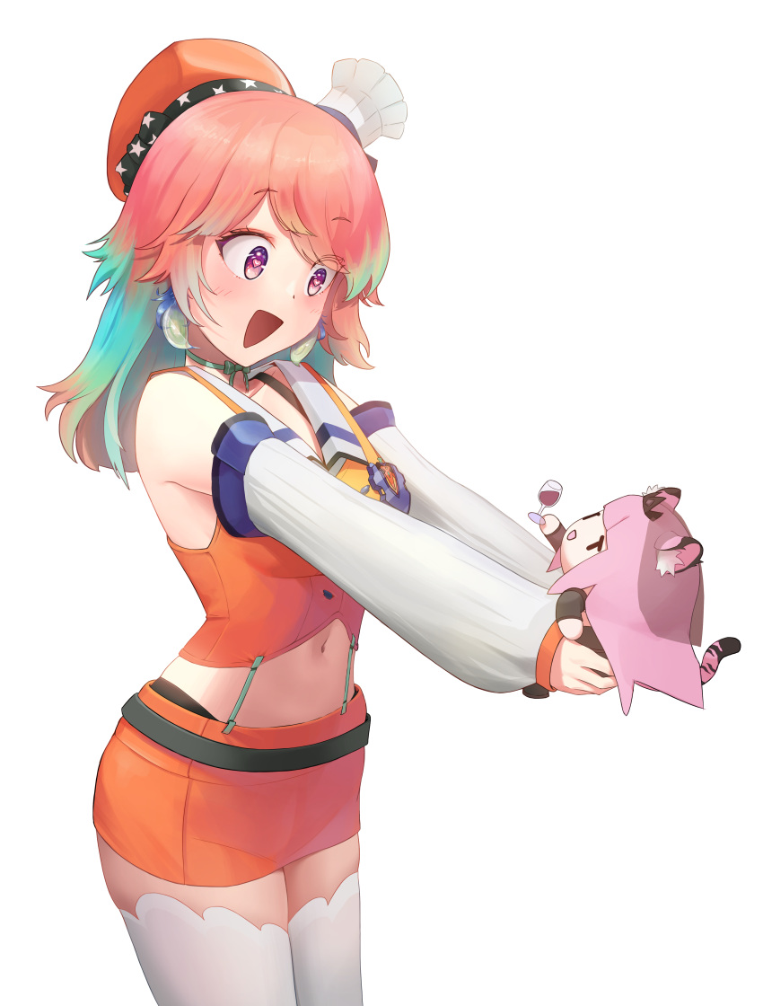 2022, 2girls, absurdres, animal_ears, bow_choker, chef_hat, chibi, chinese_zodiac