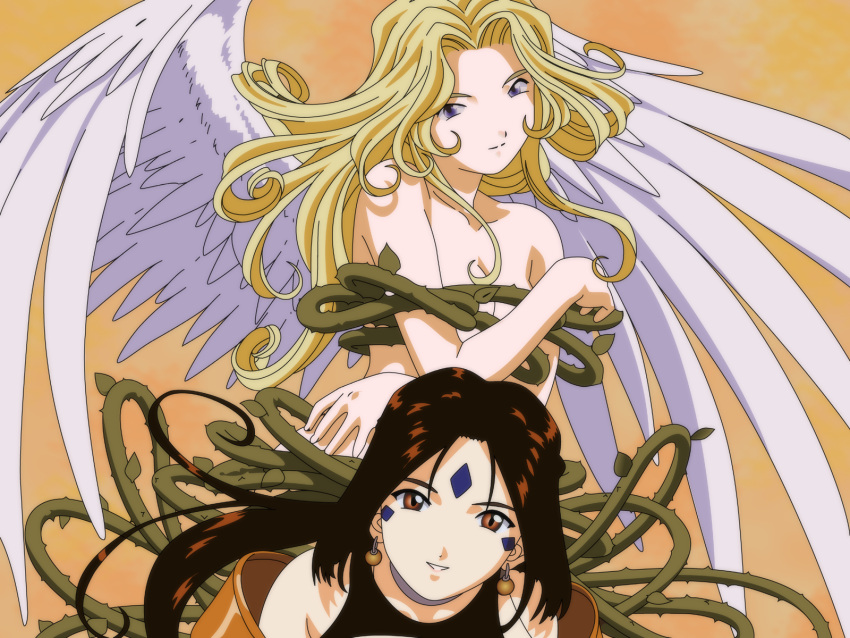 aa_megami-sama, angel, gorgeous_rose, peorth, wings