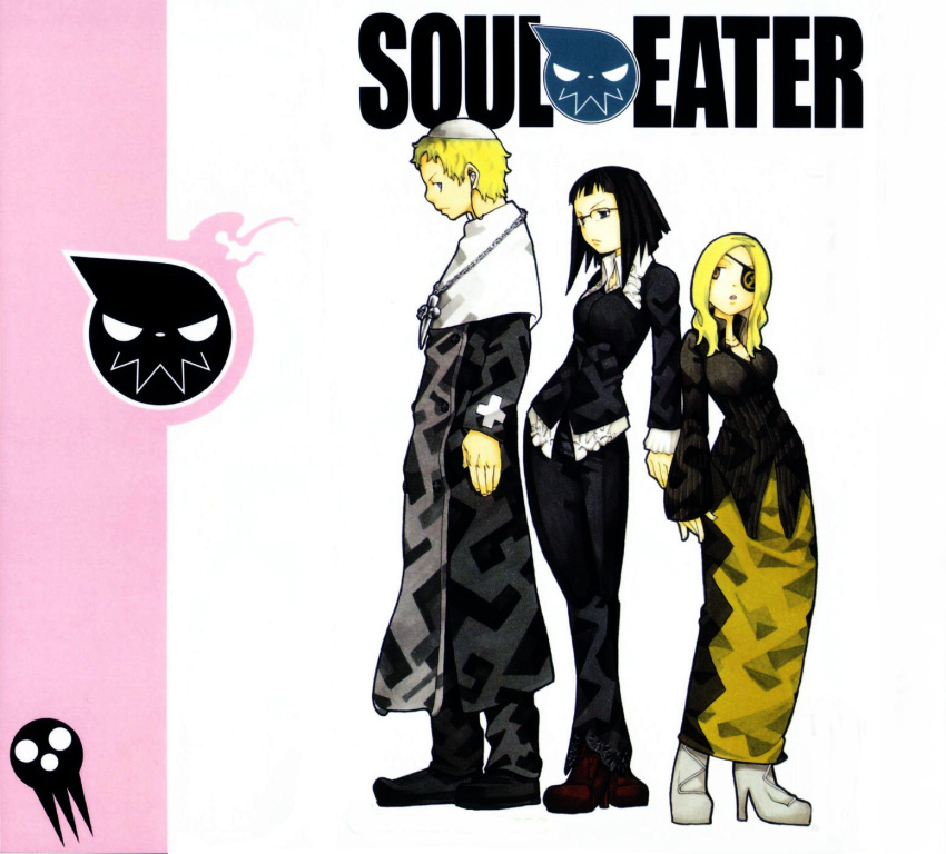 azusa_yumi, eyepatch, justin_law, marie_mjolnir, glasses, ohkubo_atsushi, soul_eater