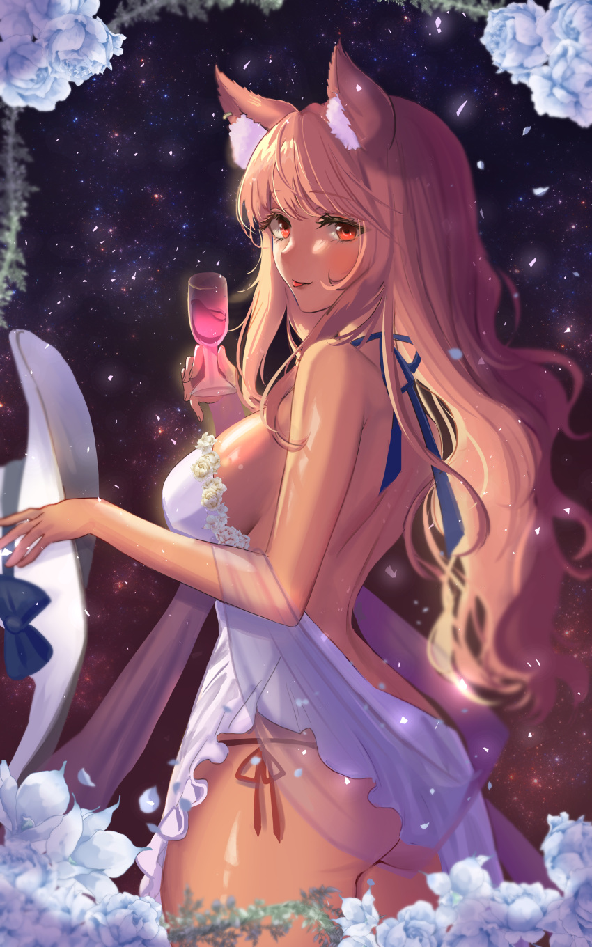 1girl, :p, absurdres, animal_ear_fluff, animal_ears, ash_(cat7evy), bangs, bare_arms