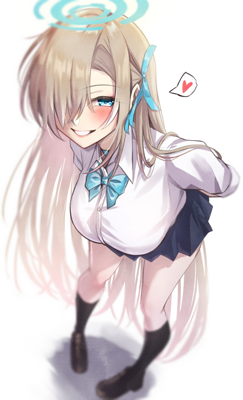 1girl, absurdres, asuna_(blue_archive), blonde_hair, blue_archive, blue_eyes, bow, bowtie