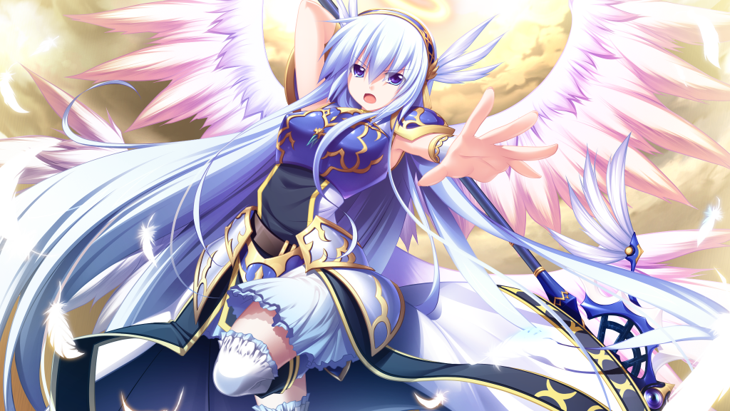 1girl, armor, bangs, blue_eyes, blue_hairband, breastplate, day, eyebrows_visible_through_hair