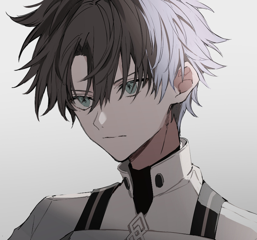 1boy, bangs, black_hair, blue_eyes, face, fate/grand_order, fate_(series), fujimaru_ritsuka_(male)