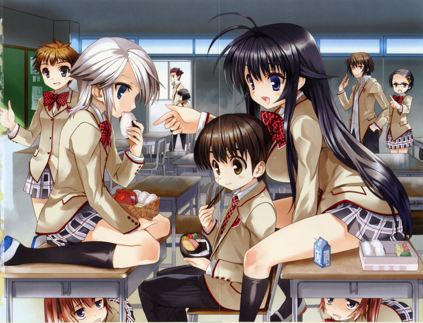 asahina_akane, crease, ezomori_nozomu, kanokon, koin, minamoto_chizuru, minamoto_tayura, nanao_ai