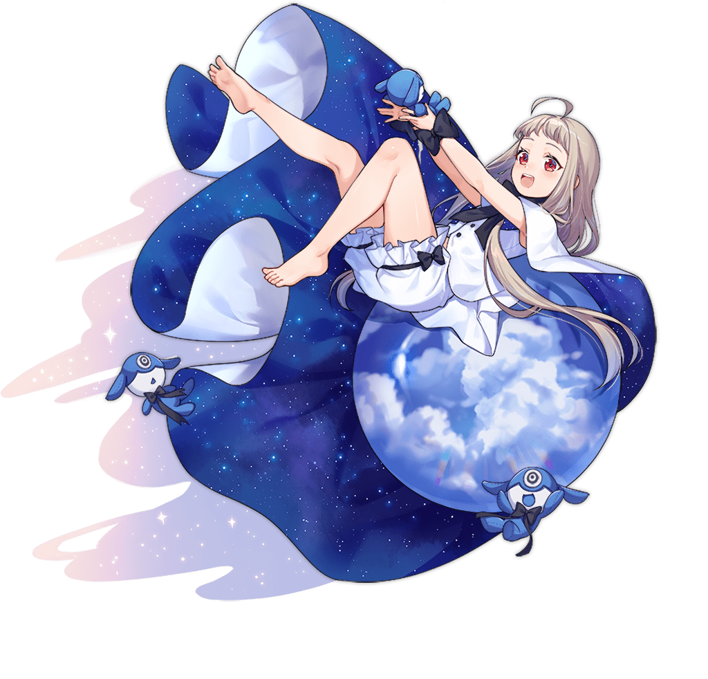 1girl, ahoge, ark_order, bare_legs, barefoot, black_bow, bloomers, bow
