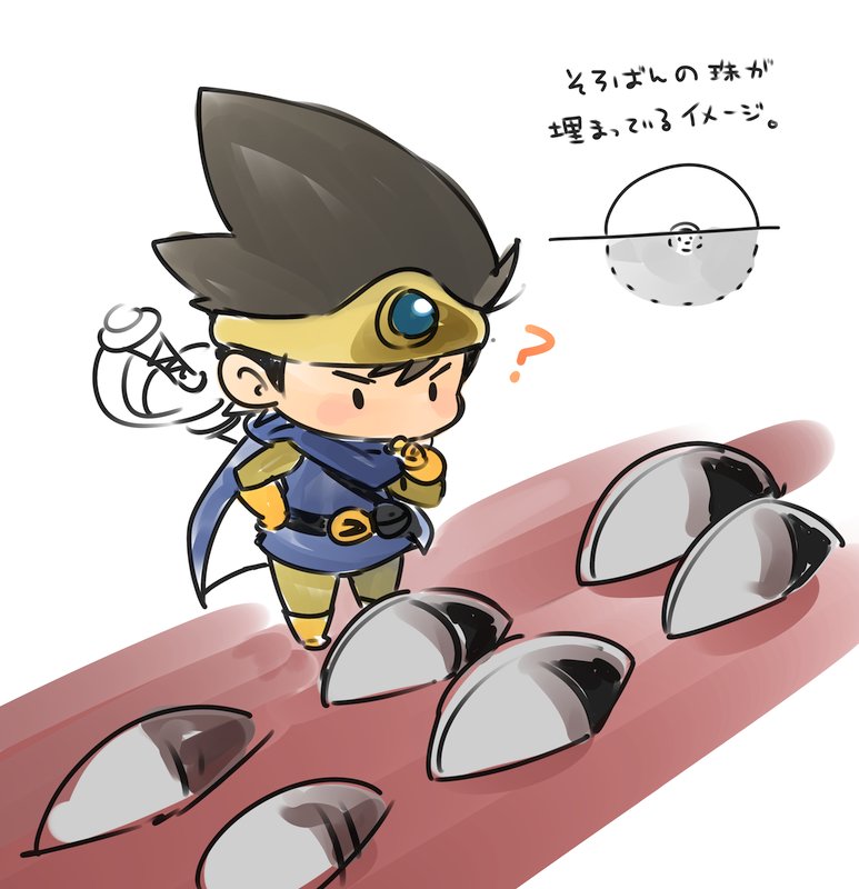 1boy, belt, black_hair, cape, chibi, circlet, dragon_quest, dragon_quest_iii