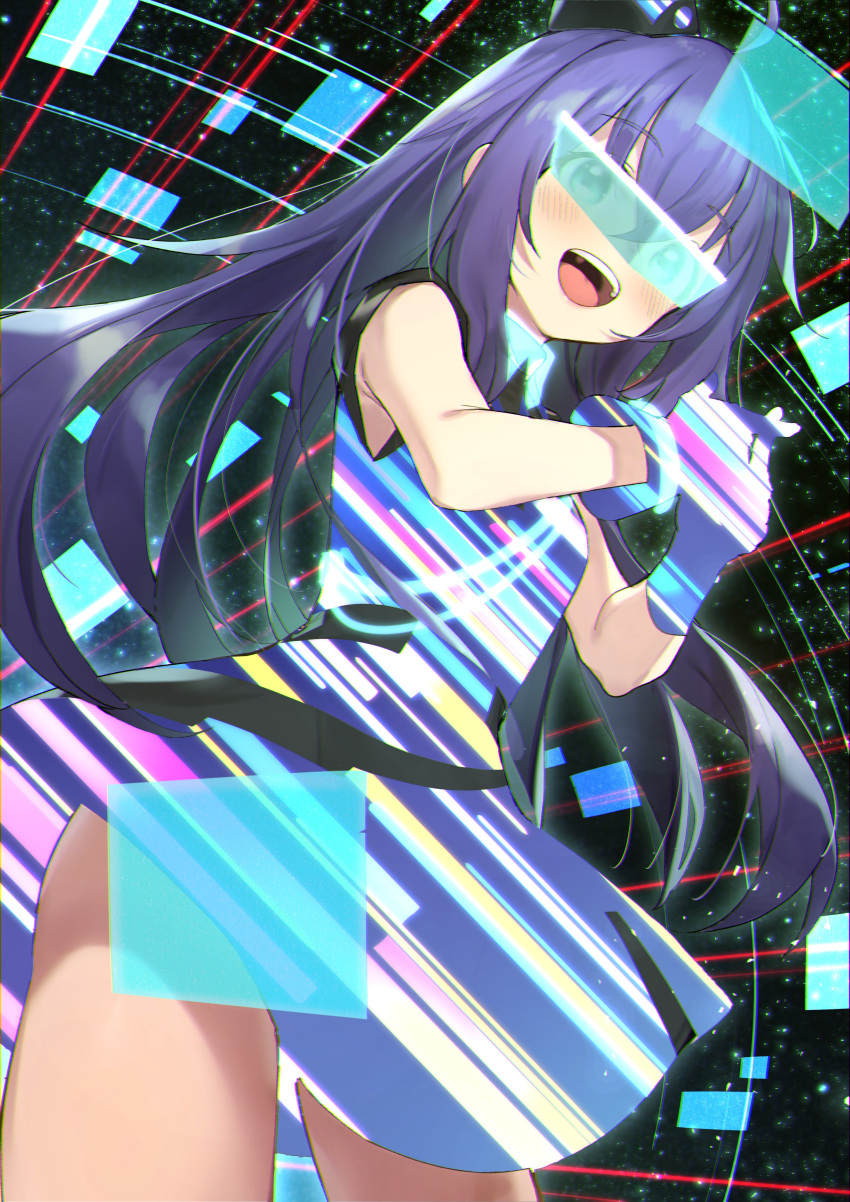 1girl, absurdres, commentary_request, dress, dutch_angle, gloves, hat, highres
