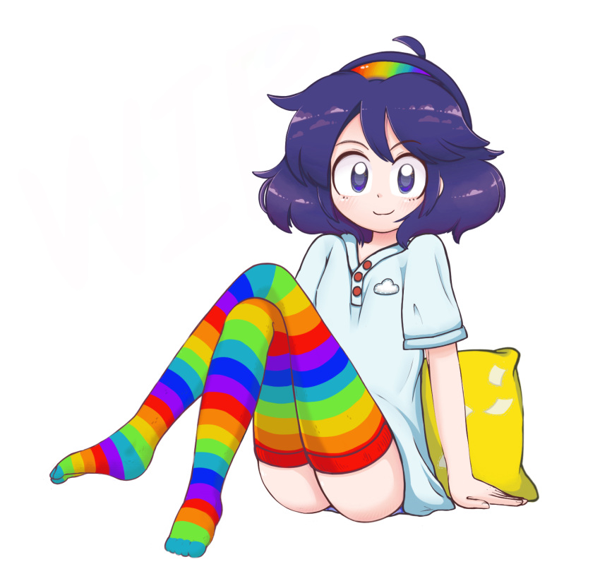 1girl, adapted_costume, ahoge, buttons, eyebrows_visible_through_hair, highres, keb00b, multicolored_clothes