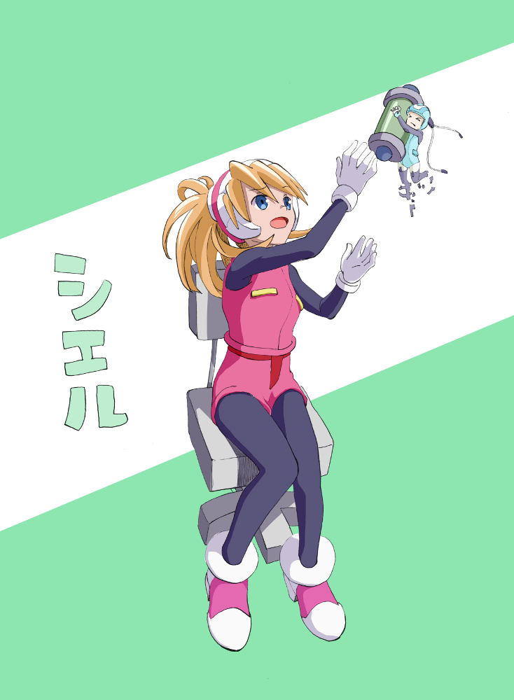 1boy, 1girl, bangs, blonde_hair, blue_eyes, blush, breasts, chair