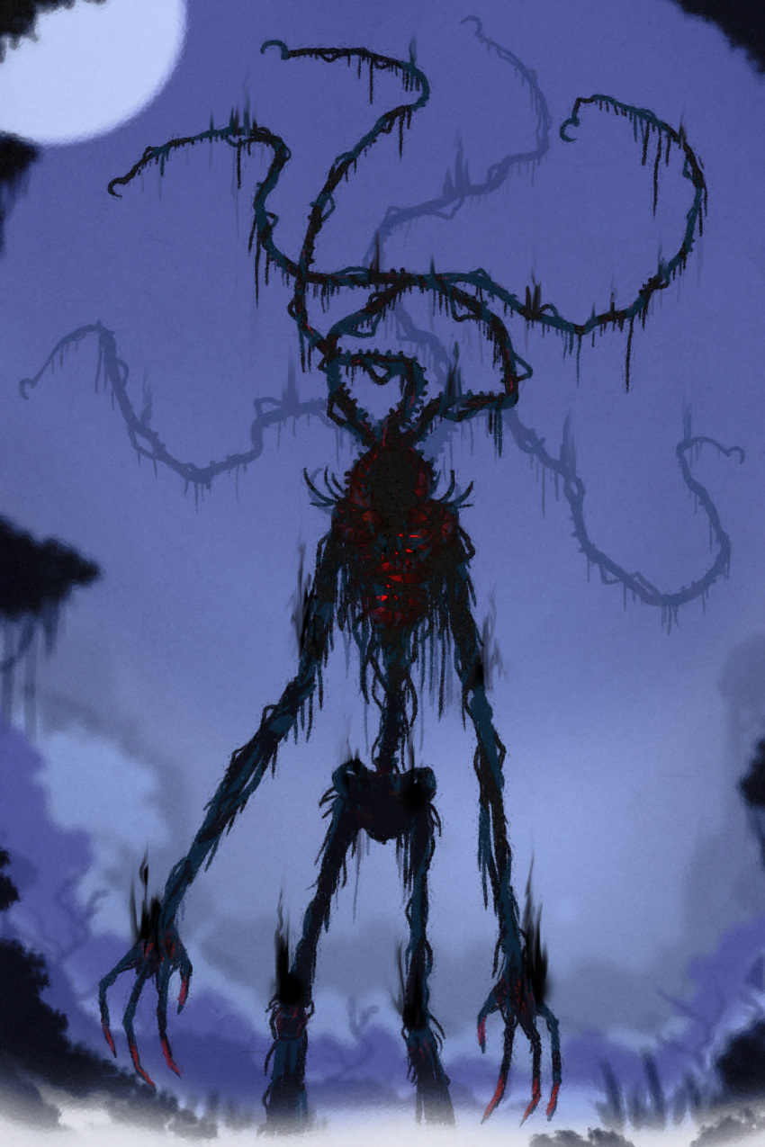2021, claws, creature, cryptid, demon, demon-works, drawing, fantasy