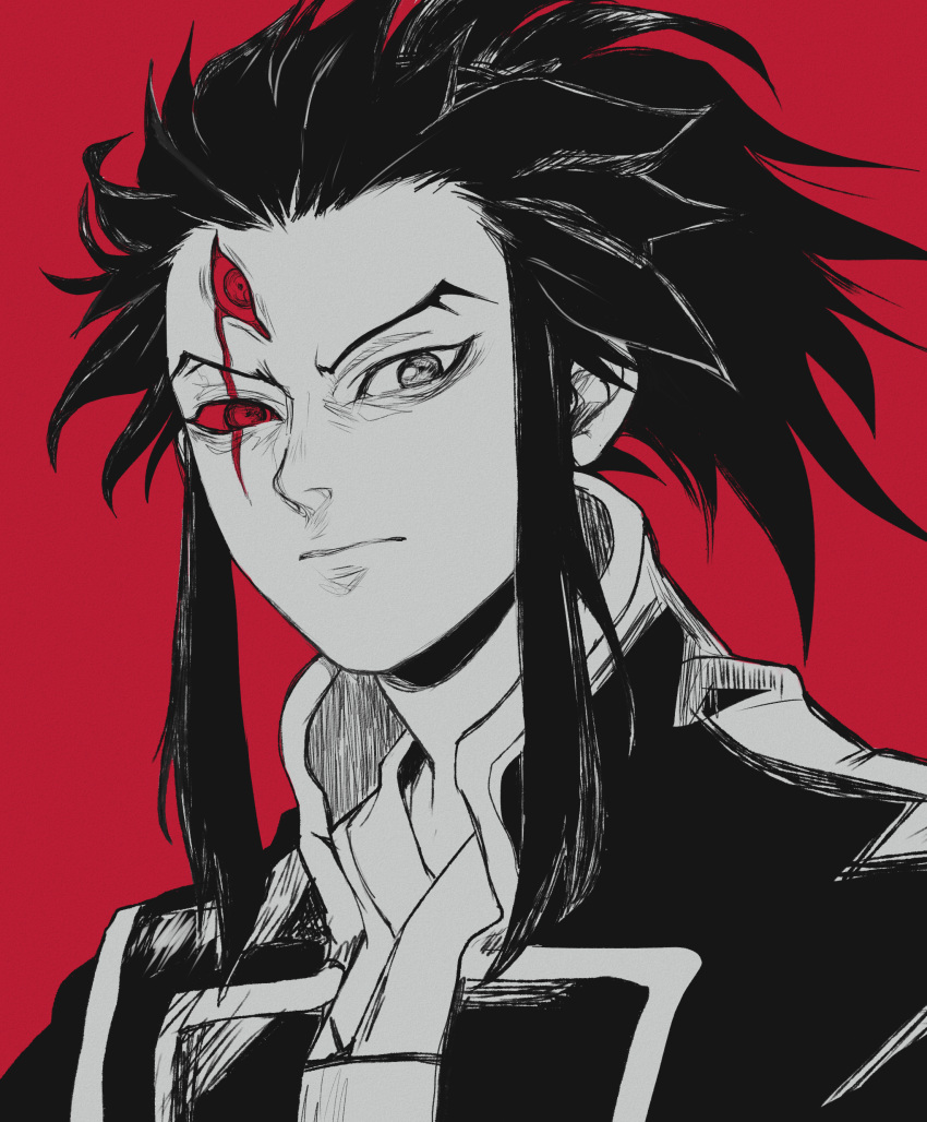 1boy, absurdres, closed_mouth, commentary, dororo_(tezuka), face, florbetriz, highres