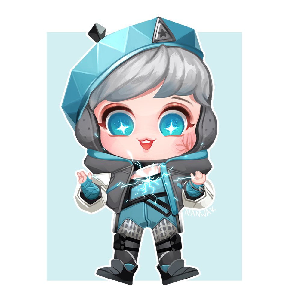 +_+, 1girl, apex_legends, beret, black_footwear, blue_bodysuit, blue_eyes, blue_gloves