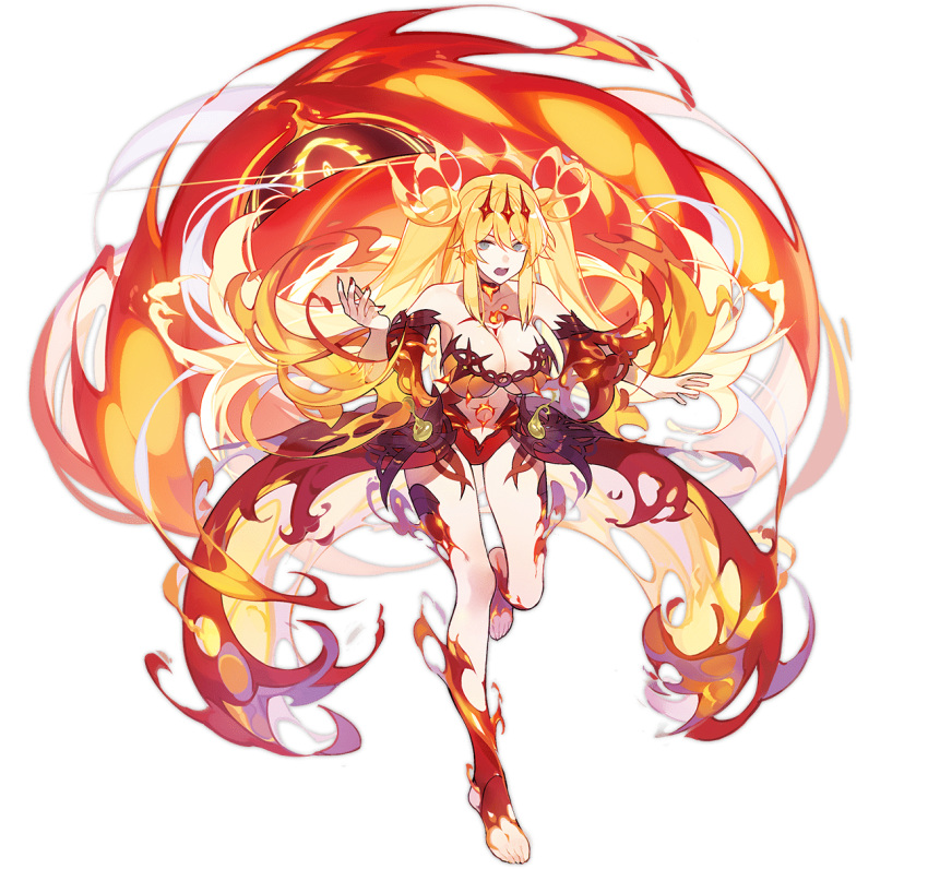 1girl, aqua_eyes, ark_order, bangs, bare_legs, bare_shoulders, blonde_hair, breasts