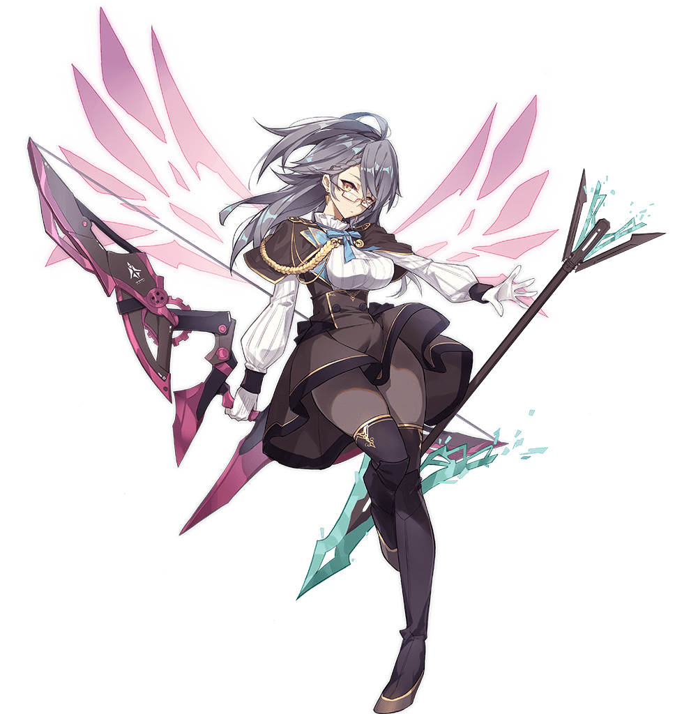 1girl, ahoge, ark_order, bangs, black_footwear, black_legwear, black_skirt, boots