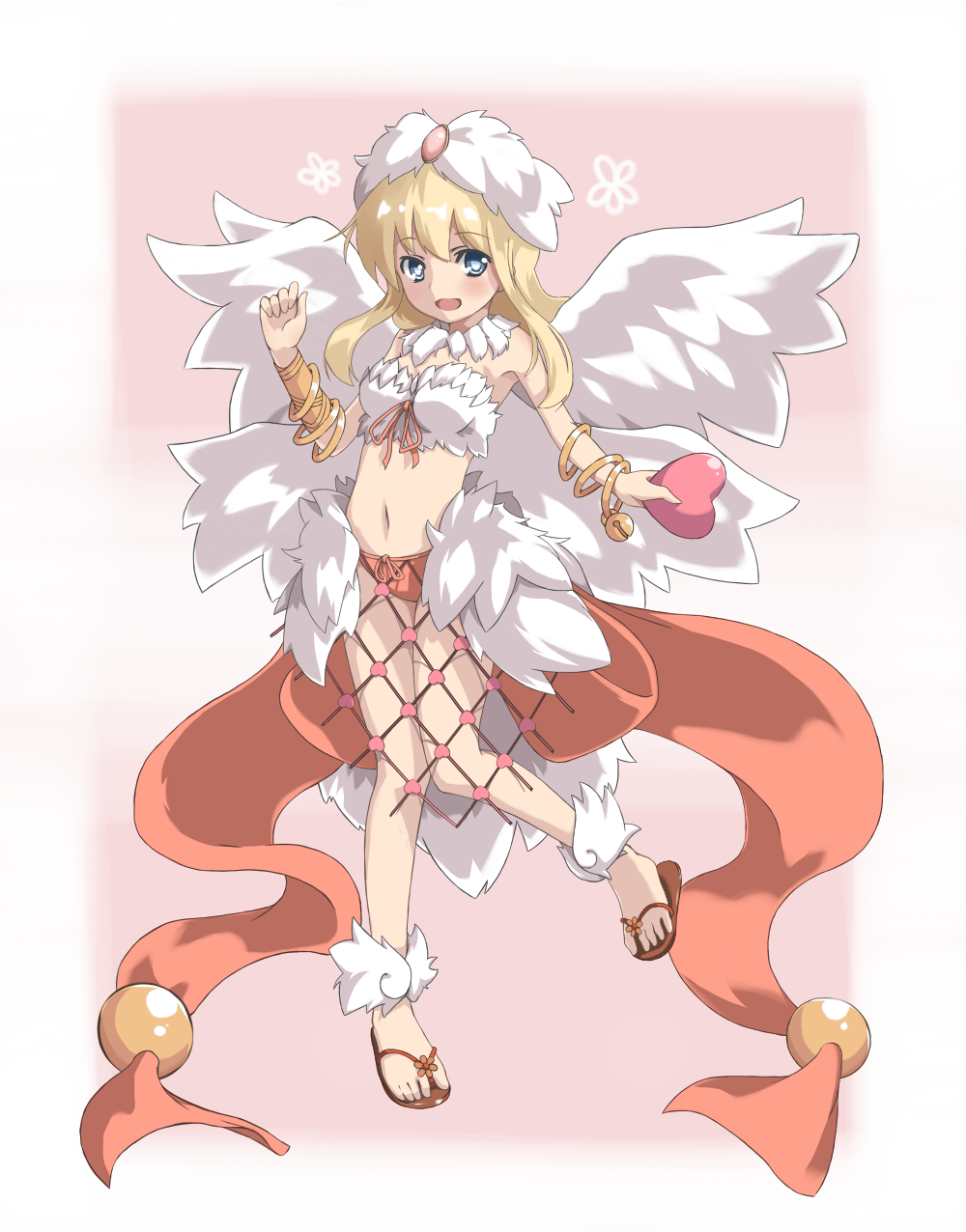 1girl, bangle, bangs, bell, bikini, blonde_hair, blue_eyes, blush