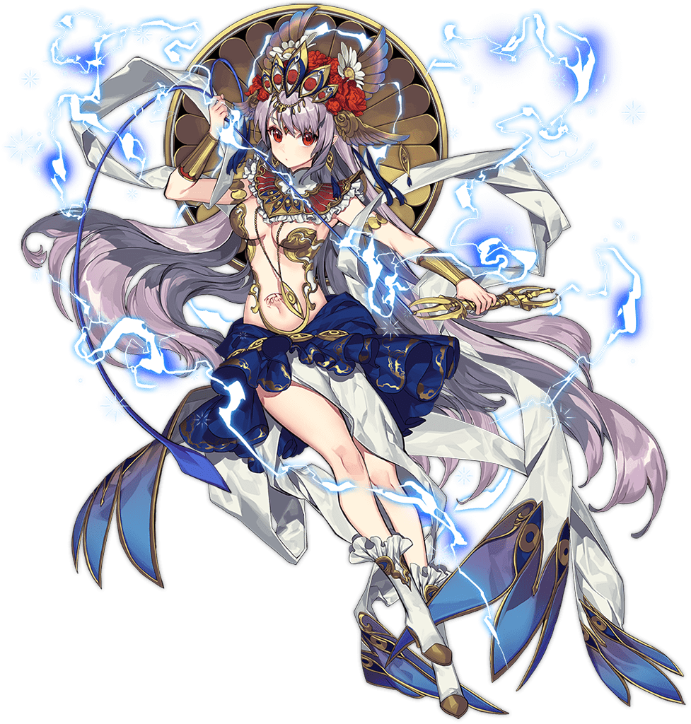 1girl, ark_order, arm_tattoo, armlet, artist_request, bangs, blue_skirt, boots