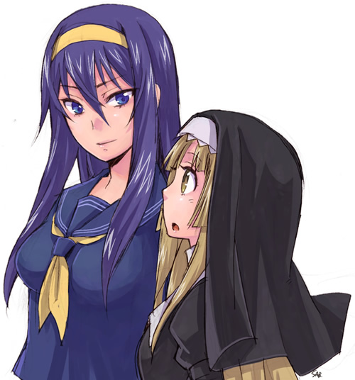 bad_id, blue_eyes, habit, hairband, himemiya_chikane, kannazuki_no_miko, kurusu_himeko, kurusugawa_himeko