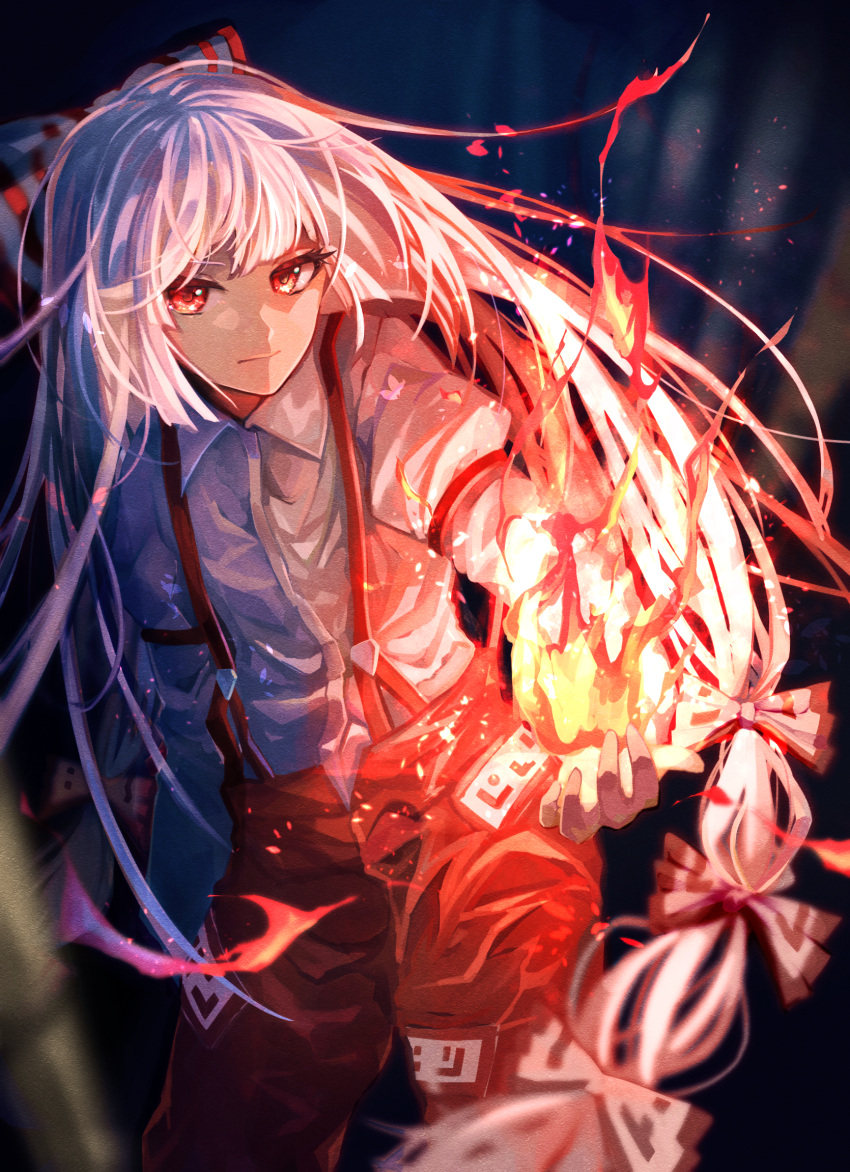1girl, :|, arm_at_side, arm_garter, bangs, beekan, blunt_bangs, blurry