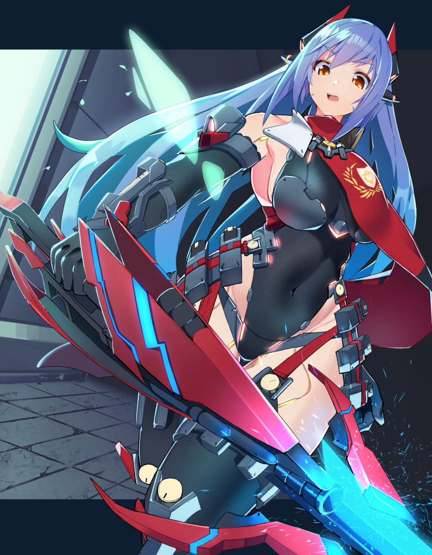 1girl, absurdres, android, breasts, highres, ichthys_spnov, joints, large_breasts