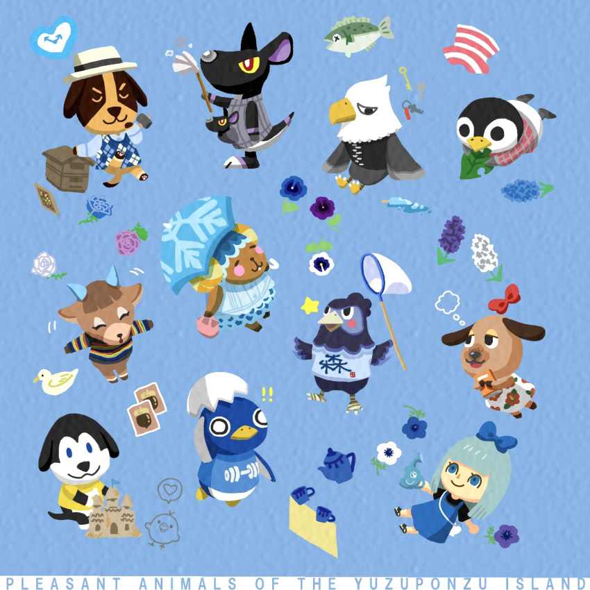 !, !!, 0334325, 1other, 5boys, 6+girls, acorn, animal_crossing