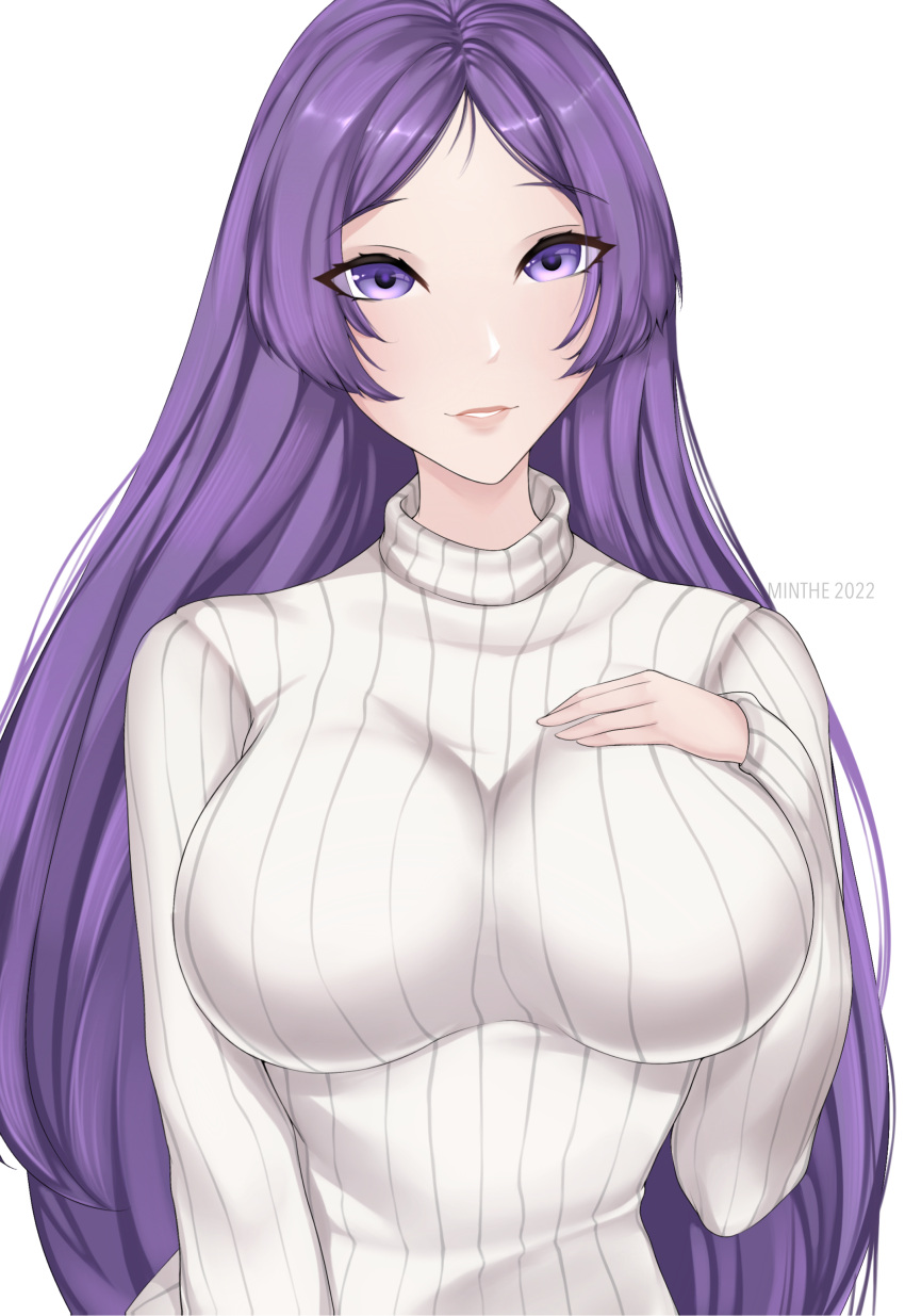 1girl, absurdres, breasts, fate/grand_order, fate_(series), female, hand_on_own_chest, highres