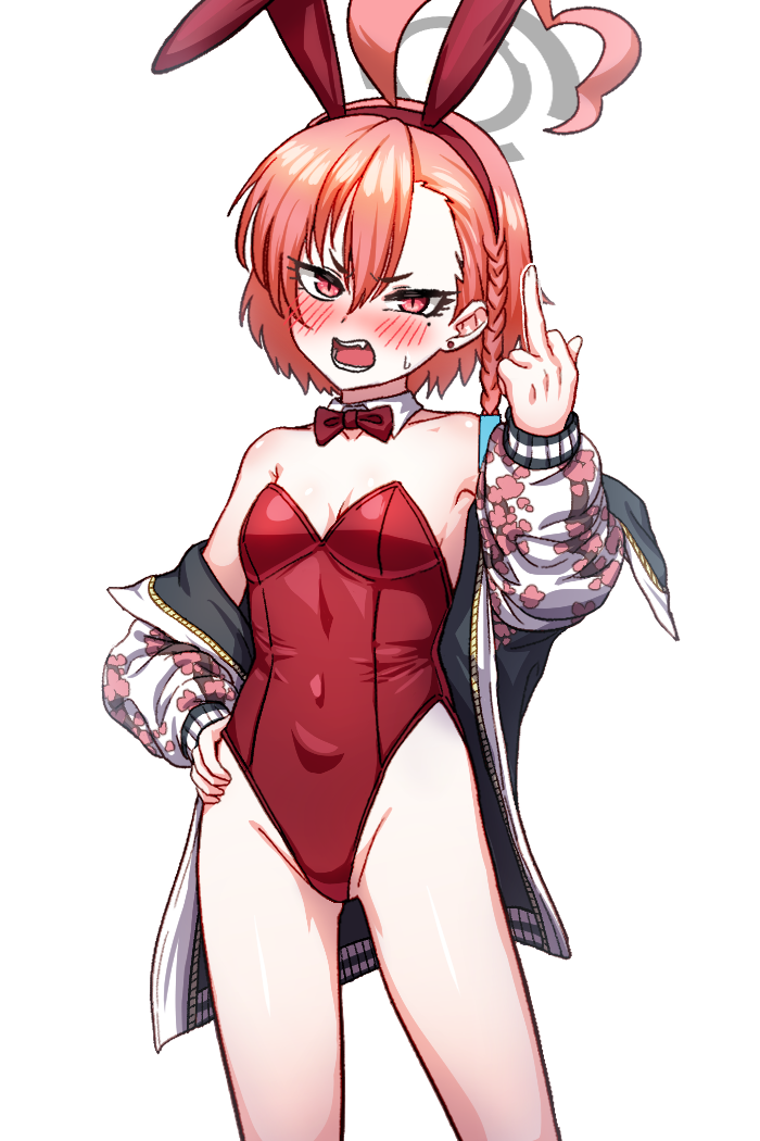 1girl, ahoge, animal_ears, asymmetrical_bangs, bangs, bare_legs, blue_archive, bow