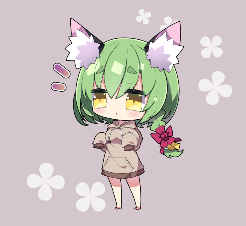 1girl, animal_ear_fluff, animal_ears, bangs, barefoot, blush, braid, breasts