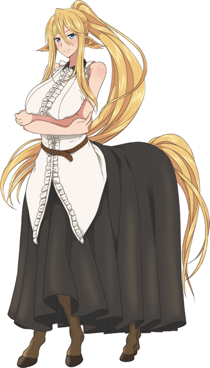 1girl, animal_ears, artist_request, bangs, bare_shoulders, blonde_hair, blue_eyes, blush