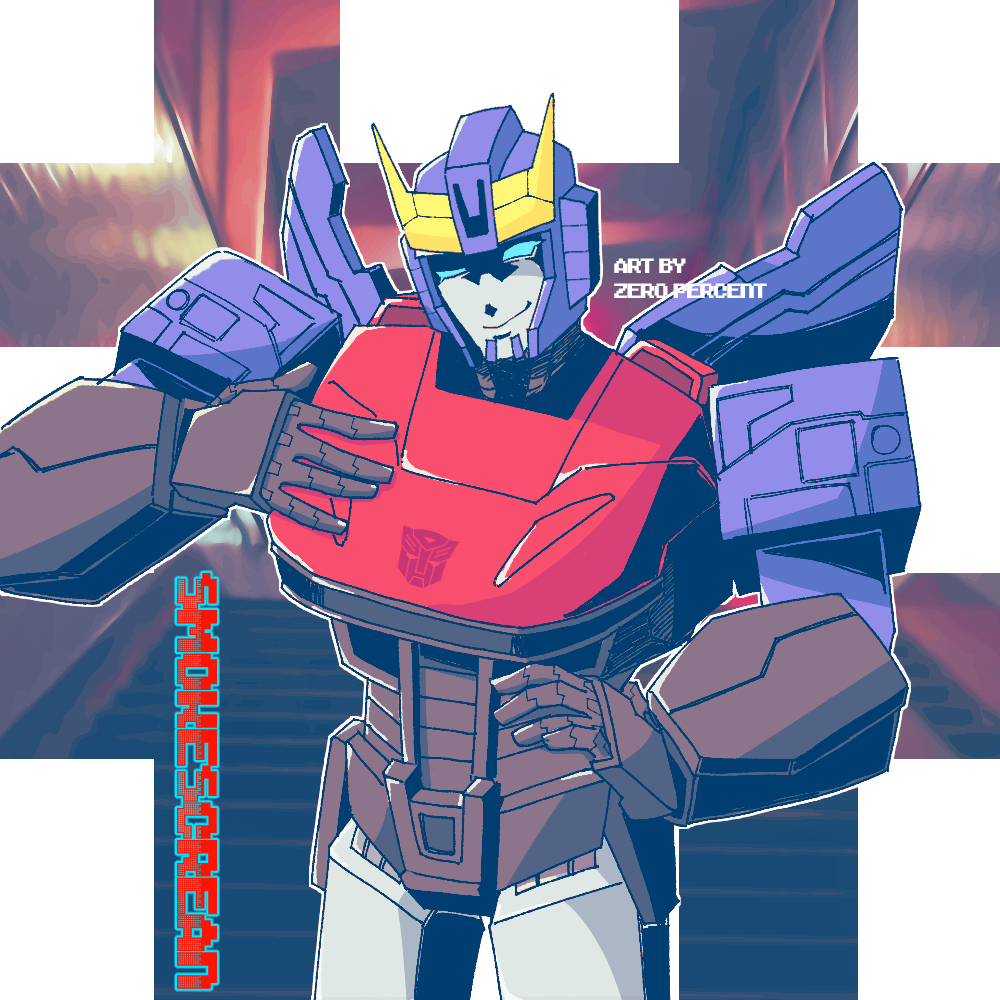 1boy, armor, autobot, black_armor, blue_eyes, blue_wings, car, character_name