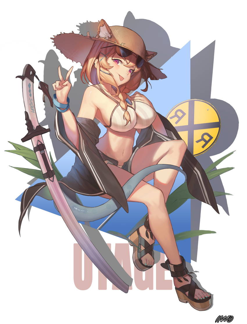 1girl, absurdres, animal_ears, arknights, breasts, highres, innochan, large_breasts