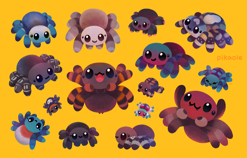 animal, animal_focus, arms_up, artist_name, black_eyes, brown_eyes, bug, closed_eyes