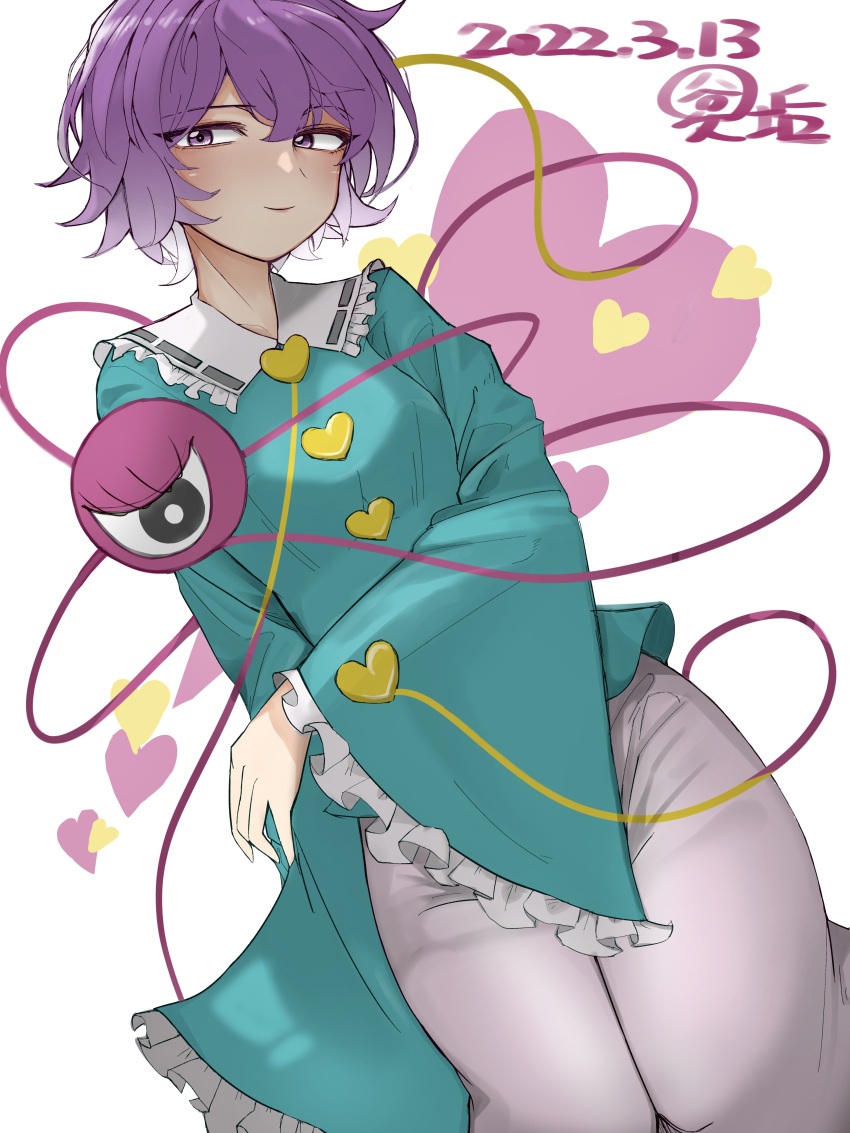 1girl, absurdres, aqua_blouse, bangs, black_eyes, bright_pupils, closed_mouth, dated