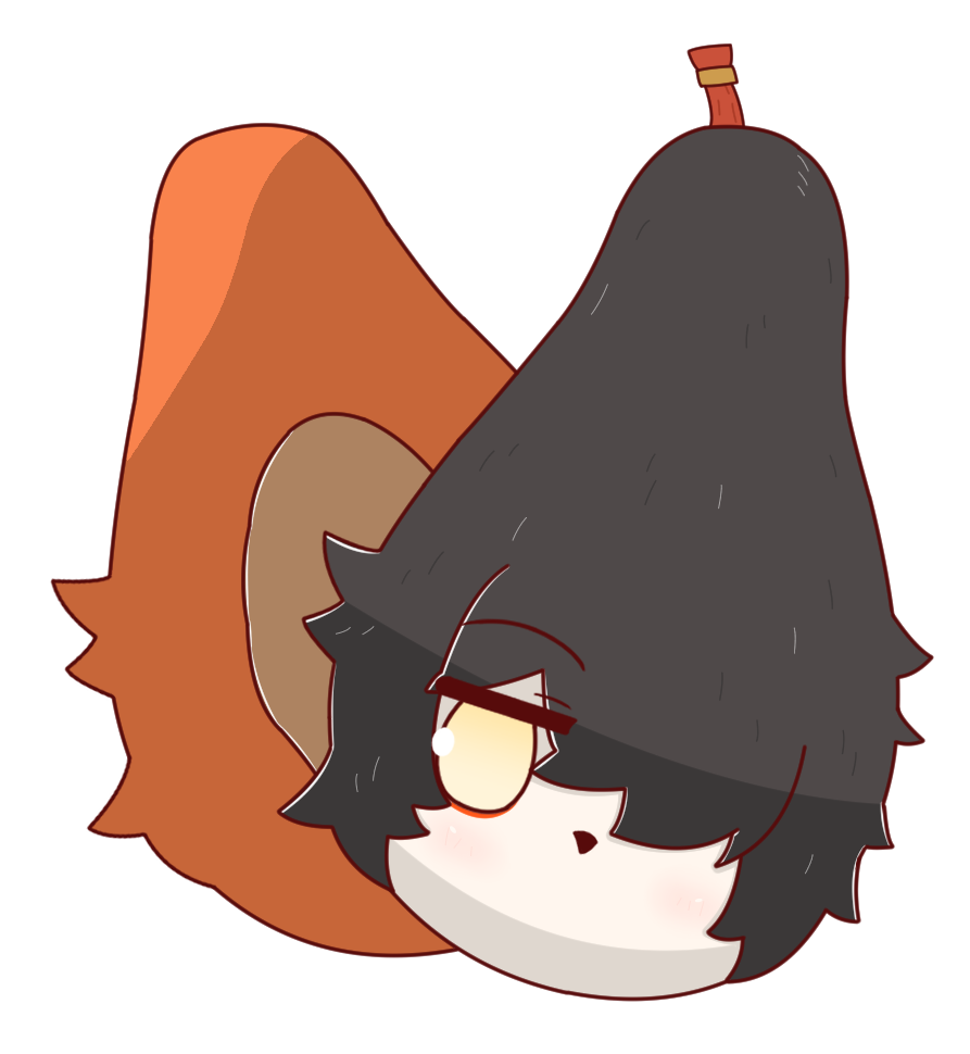 1boy, aak_(arknights), arknights, avocado, black_hair, blush, hair_over_one_eye, male_focus