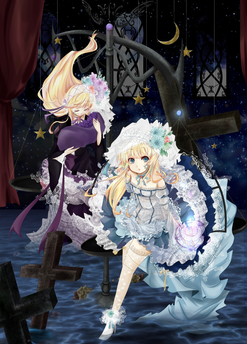dress, hortense, lolita_fashion, noro, sound_horizon, thigh-highs, violette