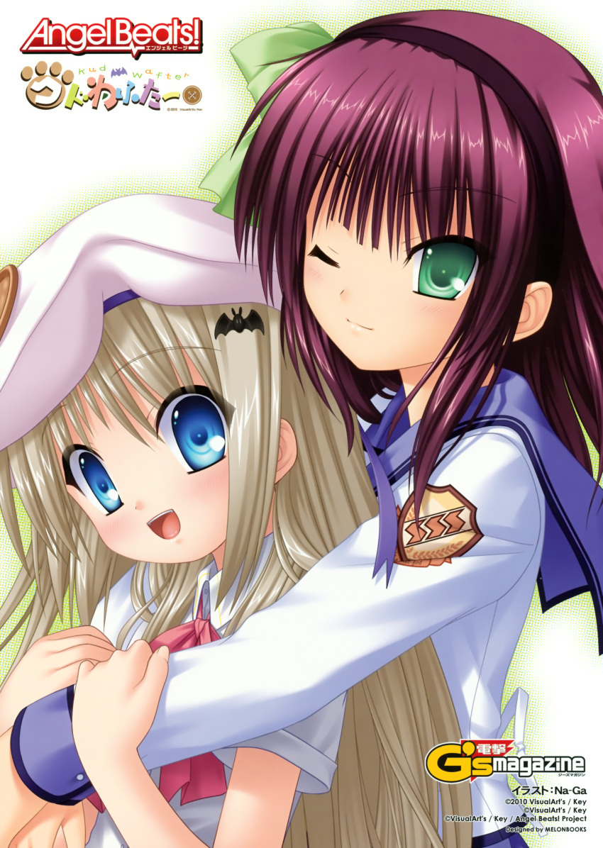 angel_beats!, little_busters!!, na-ga, noumi_kudryavka, seifuku, yurippe