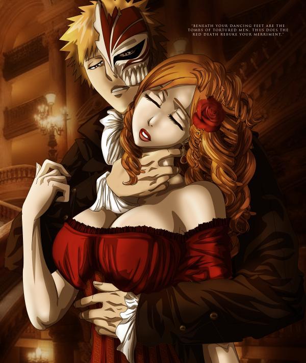 bleach, brown_eyes, couple, ichigo, ichigo_kurosaki, inoue, inoue_orihime, kurosaki, kurosaki_ichigo, orange, orange_hair, orihime, orihime_inoue