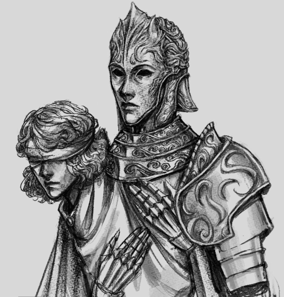 1boy, armor, closed_mouth, commentary, d_hunter_of_the_dead, elden_ring, english_commentary, full_armor
