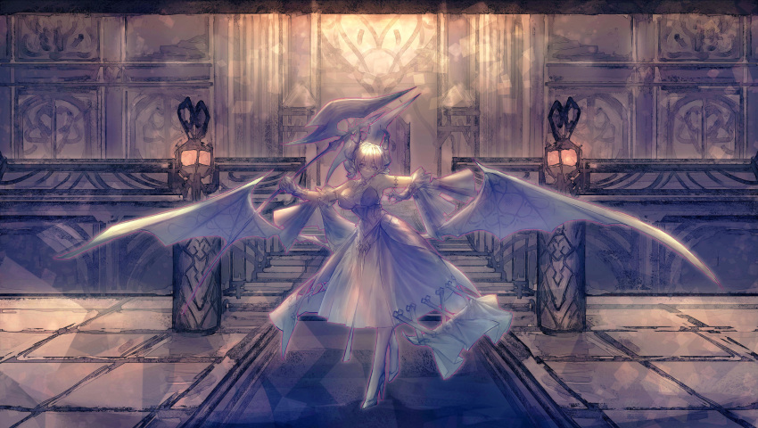1girl, absurdres, bangs, bare_shoulders, breasts, chinese_commentary, detached_collar, dress
