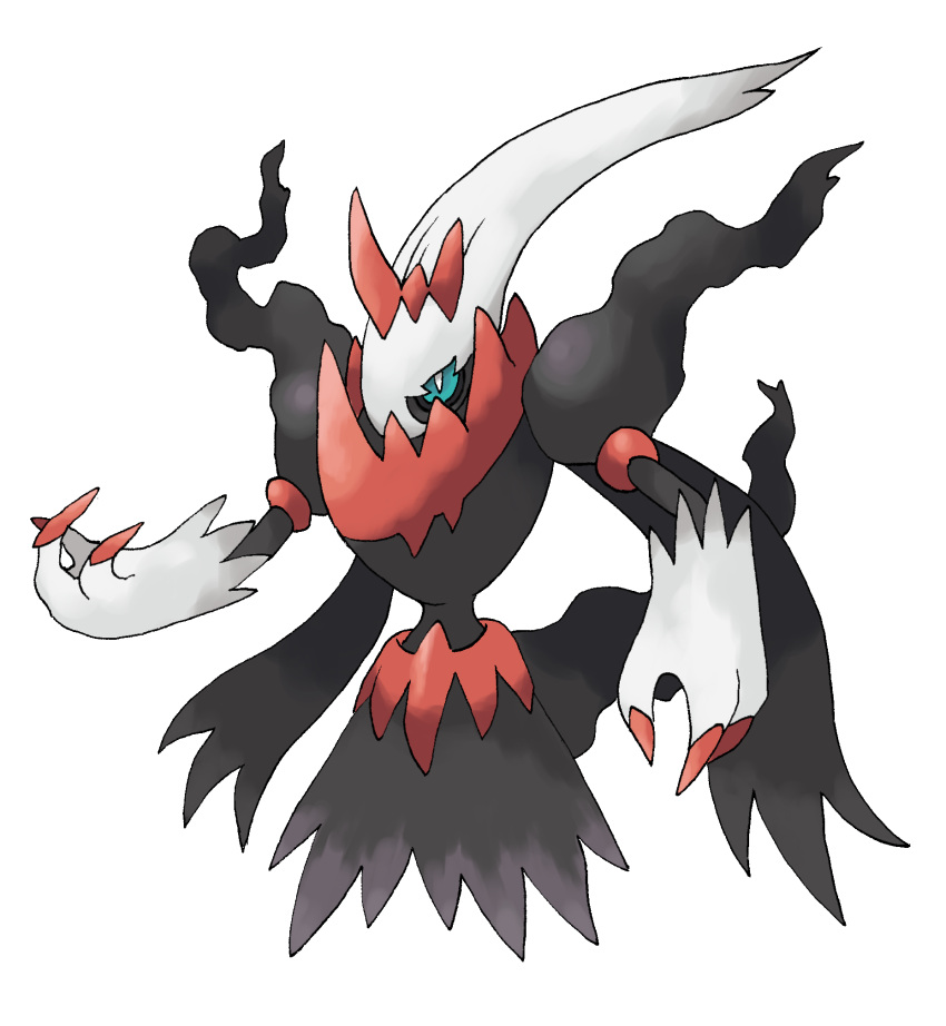 bangs, blue_sclera, claws, colored_sclera, commentary, darkrai, english_commentary, fakemon