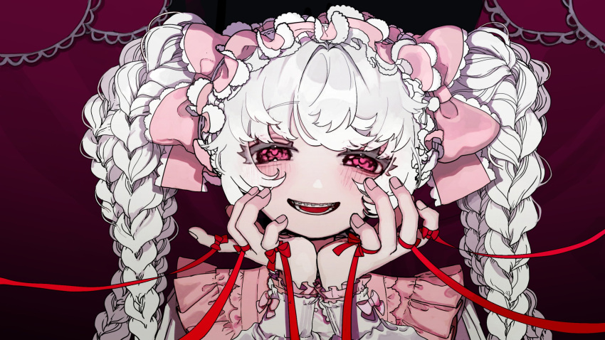 1girl, bow, braid, hair_bow, highres, long_hair, long_sleeves, looking_at_viewer