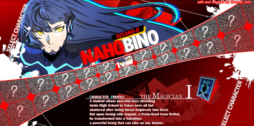 1boy, absurdres, androgynous, armor, asymmetrical_hair, bangs, bodysuit, bowl_cut