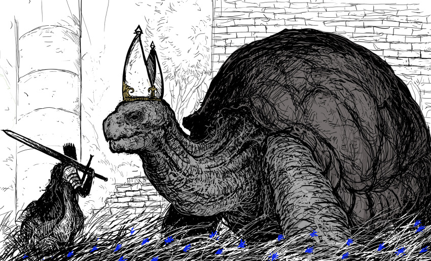 1other, animal, armor, cape, carapace777, crown, elden_ring, full_body