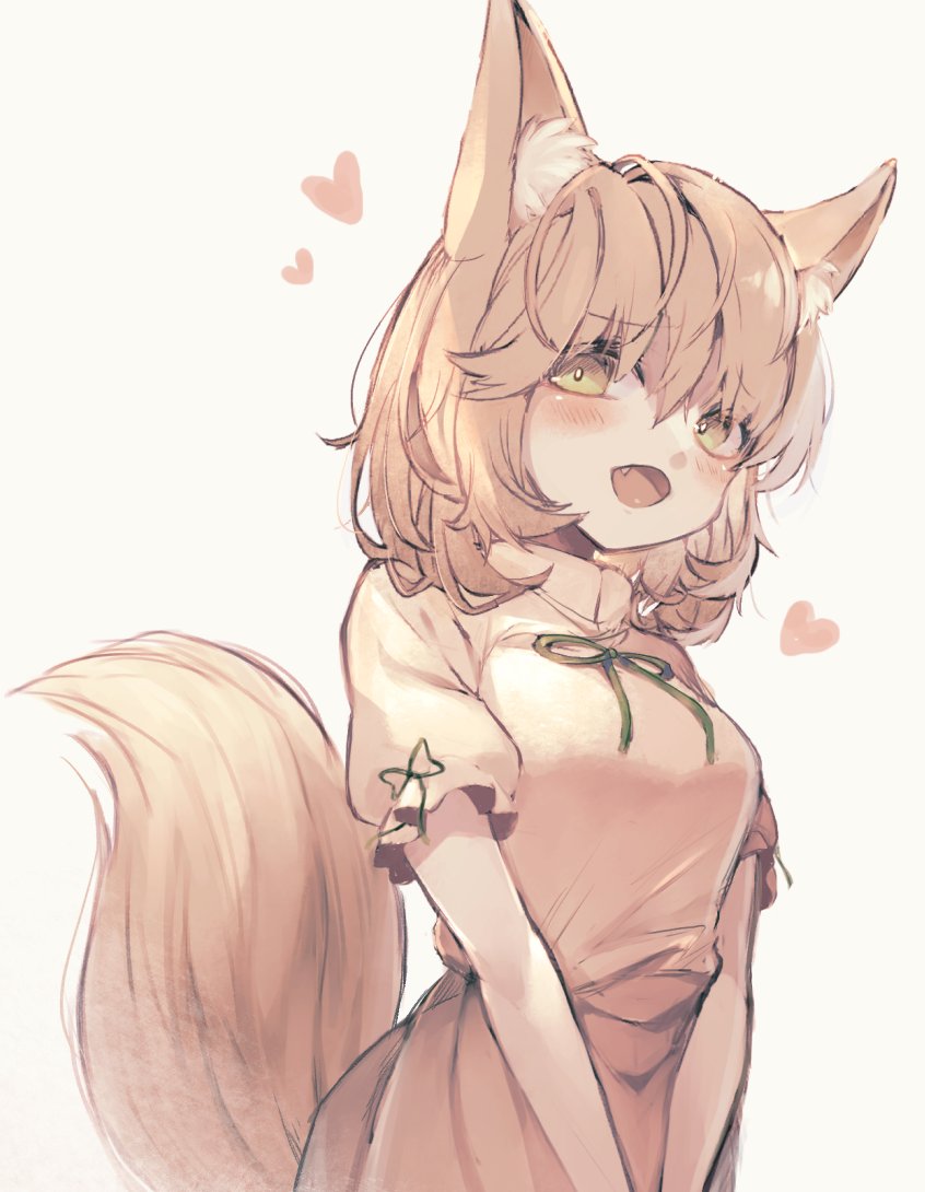 1girl, animal_ears, bangs, bright_pupils, brown_eyes, brown_hair, eyebrows_visible_through_hair, fang
