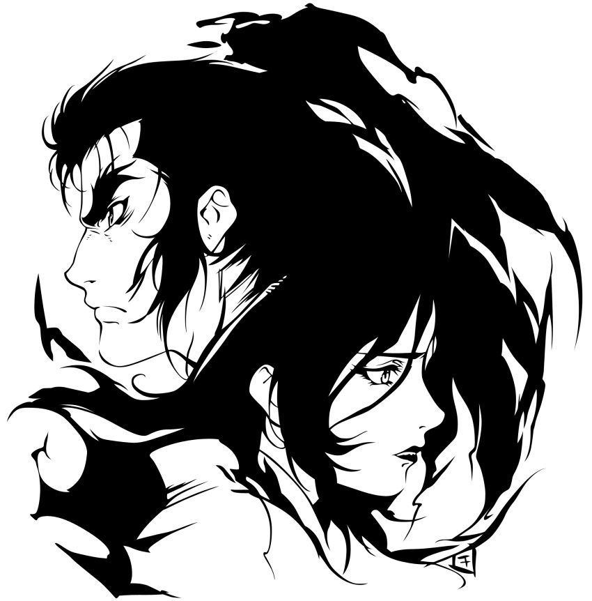 basilisk, iga_ogen, kouga_danjo, monochrome, tagme