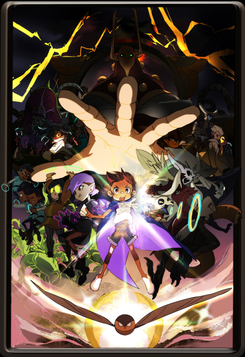 amity_blight, clone, dark-skinned_female, dark_skin, edalyn_clawthorne, emperor_belos, everyone, glasses