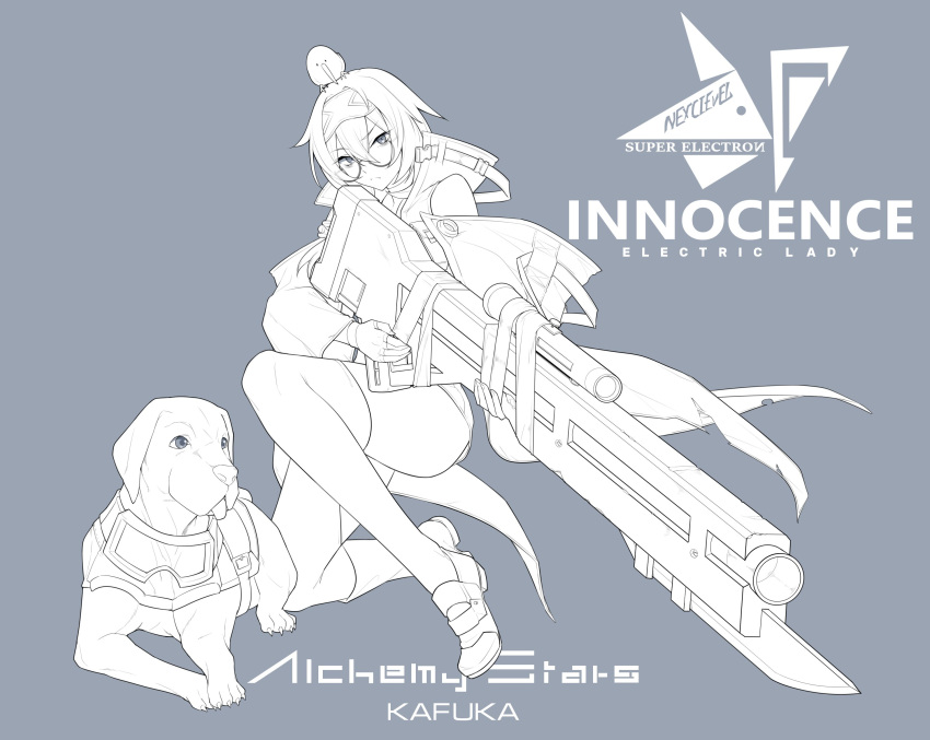 1girl, alchemy_stars, animal, animal_on_head, bangs, bird, bird_on_head, breasts