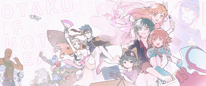 18_(backstreetno18), akagi_rin, aoba_yuki, balzac_yamada, belt, black_belt, black_eyes, black_hair