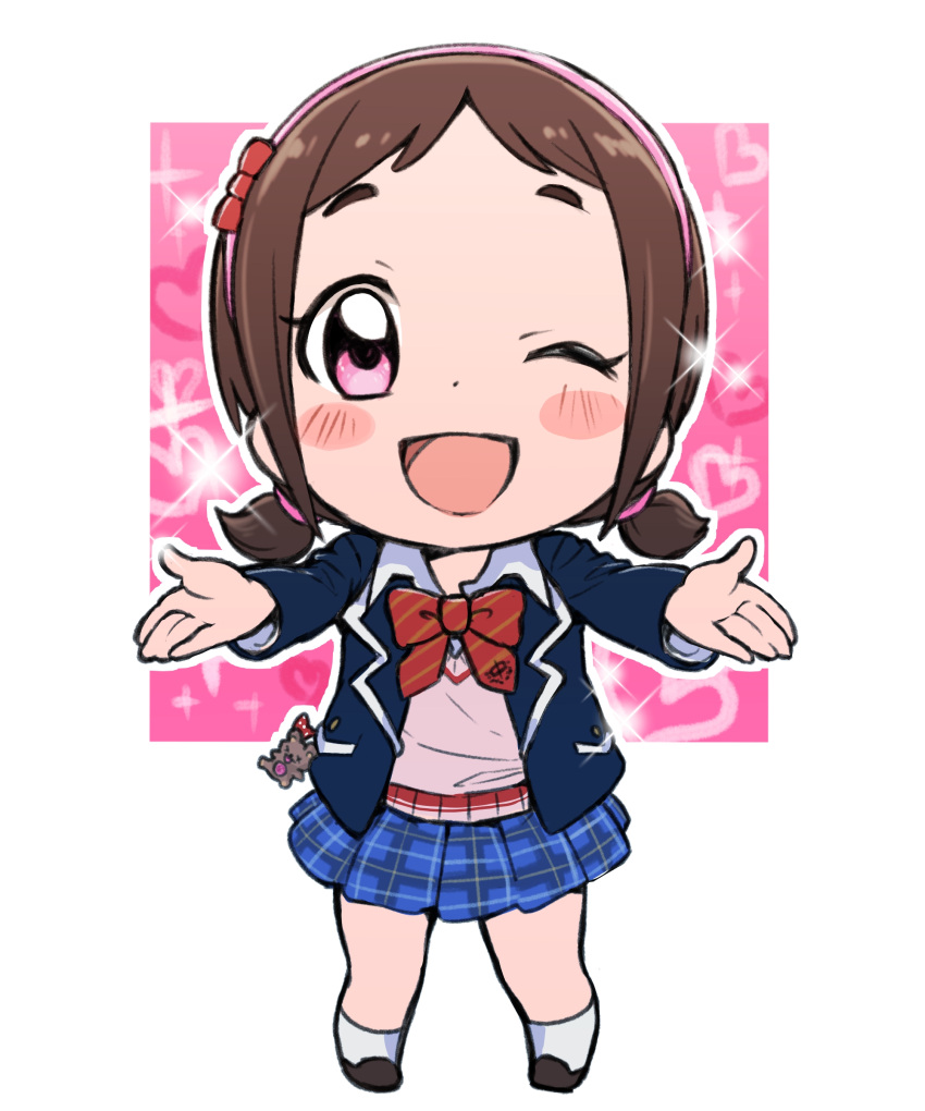 1girl, absurdres, brown_hair, eyebrows, hairband, highres, idolmaster, idolmaster_cinderella_girls